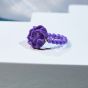 Purple mica ring KZZJZ011