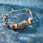  Natural Baroque Pearl Tourmaline Bracelet KZZSL010