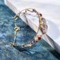  Natural Baroque Pearl Tourmaline Bracelet KZZSL010