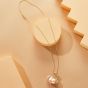 925 Sterling Silver Pearl Necklace KXZZ057