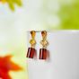 Amber Earrings KEML021A