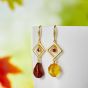 Amber Earrings KEML020E