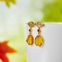 Amber Earrings KEML020C