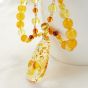 Natural Amber Necklace KXML046