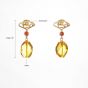 Amber Earrings KEML020C