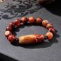 Agate Buddha Beads Bracelet KSMN017