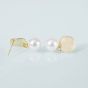 Pearl Earrings KEZZ020-Golden