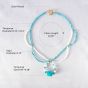 Turquoise Necklace with Pearl KXLS001