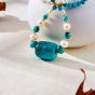 Turquoise Necklace with Pearl KXLS001