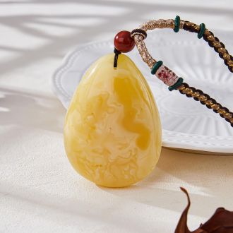 Amber Chain First Class Raw Material of  Russian National Mine KXML007