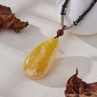 Amber Chain First Class Raw Material of  Russian National Mine KXML008
