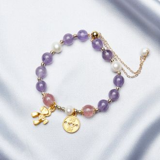 Purple Crystal Bracelet KSSJ001