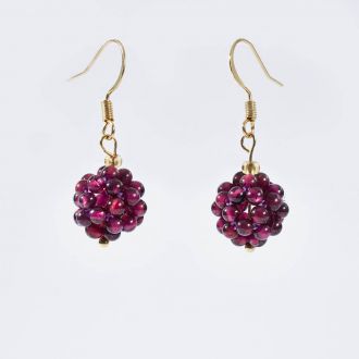 Garnet Earrings KZES002