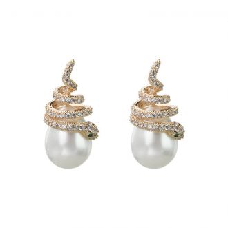 Pearl Necklace Earrings KDES003