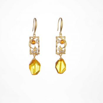 Amber Earrings KEML020D