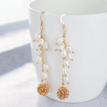 Natural Pearl Earrings KZZES029