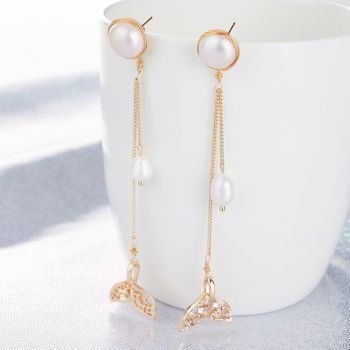 Natural Pearl Earrings KZZES045