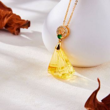 Amber Necklace KXML033