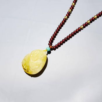 Amber Necklace KXML043