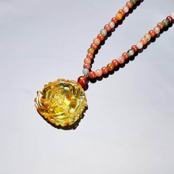 Amber Necklace KXML044