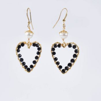 Spinel Pearl Earrings KZES003