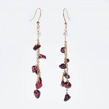 Garnet Earrings KZES025