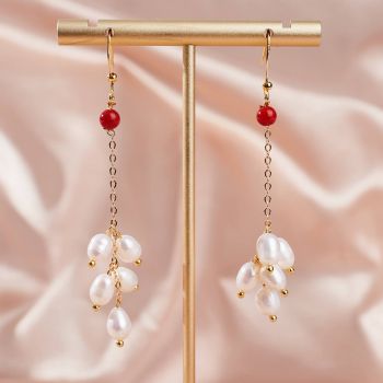 Natural Pearl Earrings KZZES021