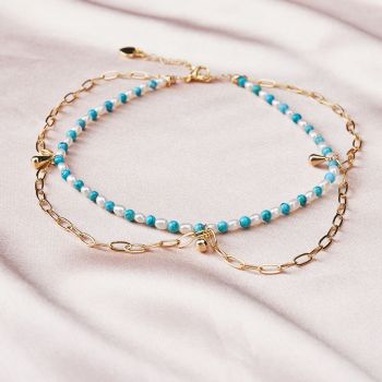 Turquoise Anklet KJLLS001