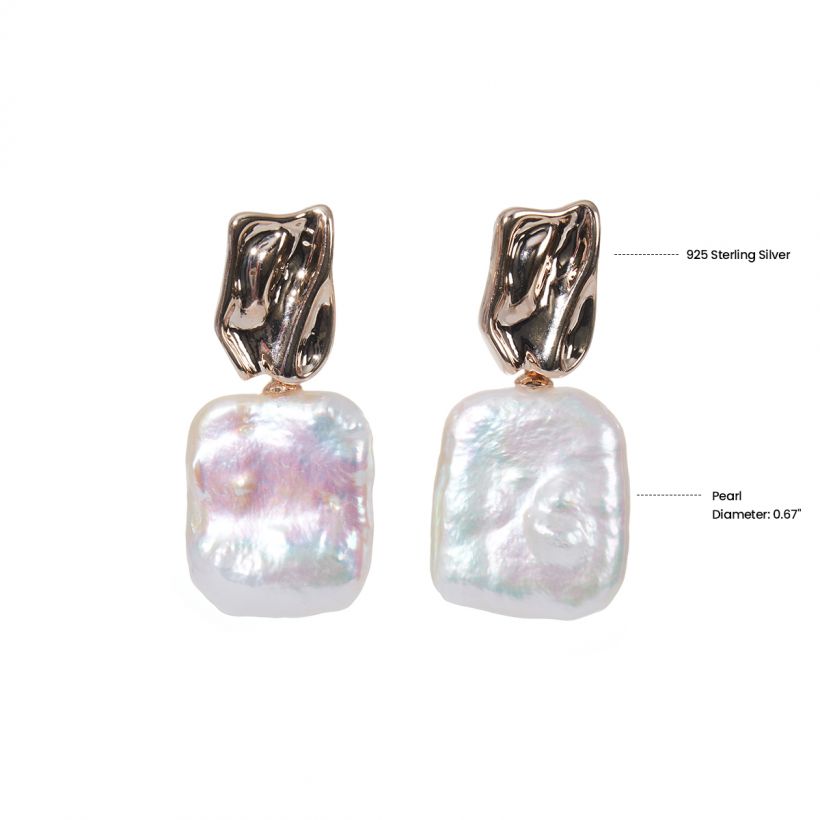 Baroque Pearl Earrings KEZZ059