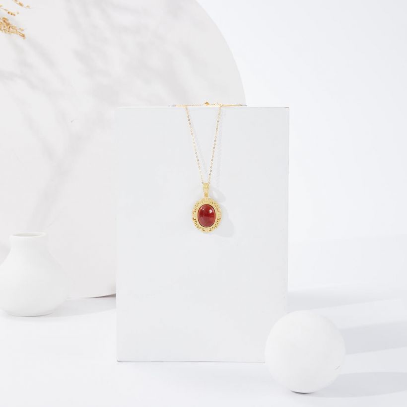 Agate Necklace KXMN005