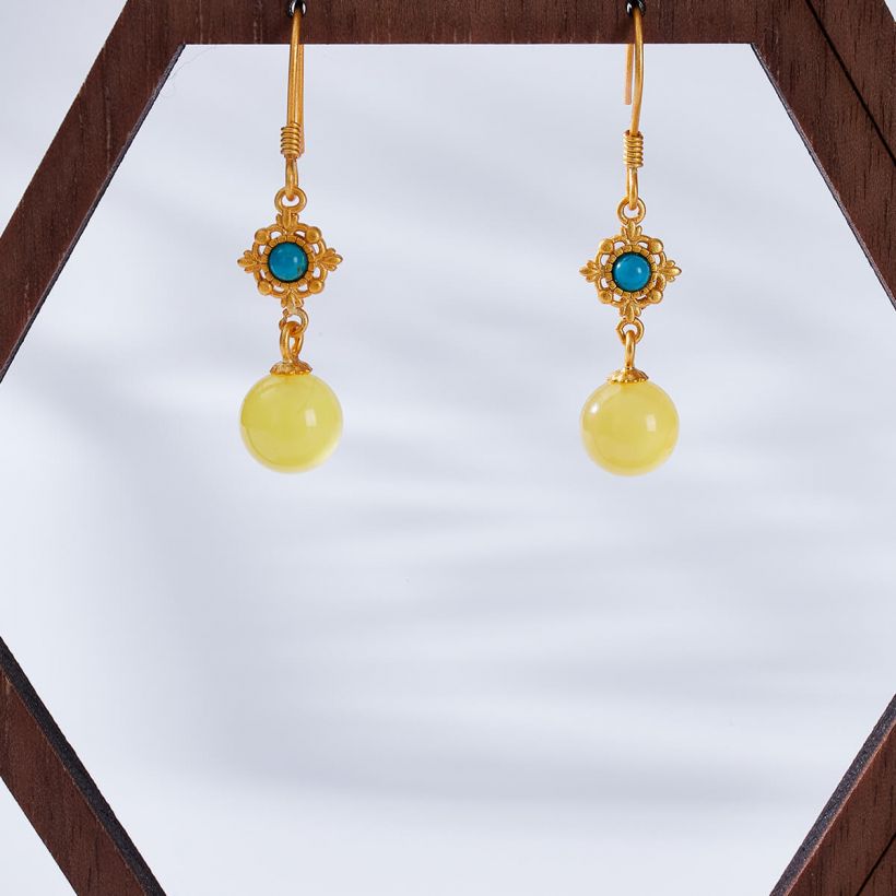 Amber Earrings KEML002