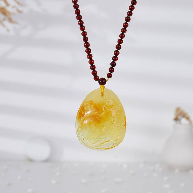 Amber Necklace KXML029