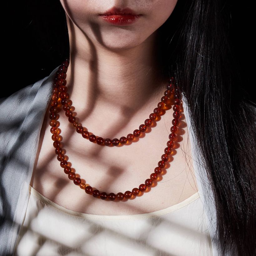 Amber Necklace KXML045