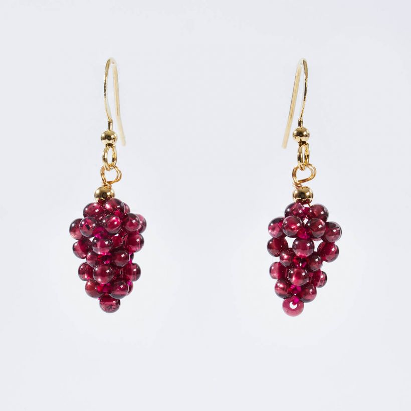 Garnet Earrings KZES001