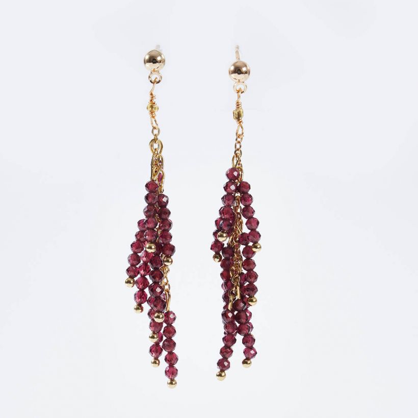 Garnet Earrings KZES027