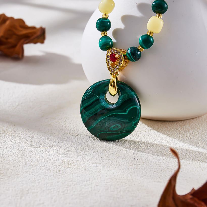 Malachite Necklace KXKQ002